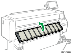 Paper input location cover illustration
