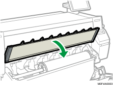 Paper input location illustration