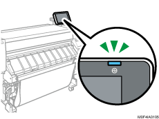 Main power indicator illustration