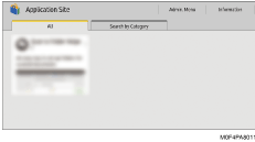 Operation panel screen illustration