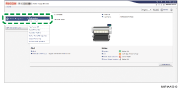 Web browser screen illustration
