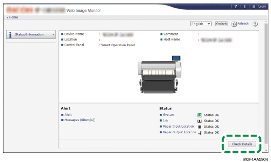 Web browser screen illustration