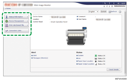 Web browser screen illustration