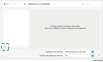 Ilustración de la pantalla del driver