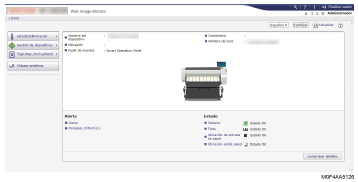 Ilustración de la pantalla del navegador web