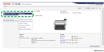 Ilustración de la pantalla del navegador web