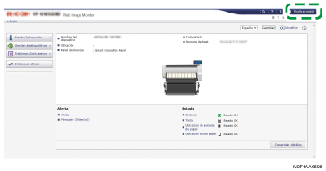 Ilustración de la pantalla del navegador web