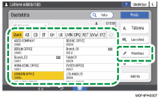 Käyttöpaneelin näyttö