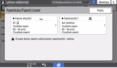 Käyttöpaneelin näyttö
