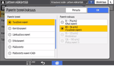 Käyttöpaneelin näyttö