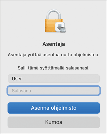 Kuva ohjaimen näytöstä