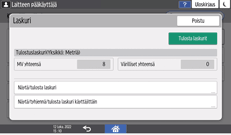 Käyttöpaneelin näyttö