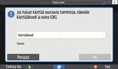 Käyttöpaneelin näyttö