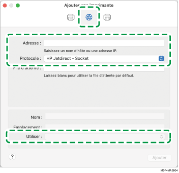 Illustration de l'écran Pilote