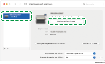 Illustration de l'écran Pilote