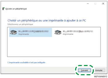 Illustration de l'écran Pilote