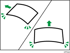 Illustration de papier gondolé