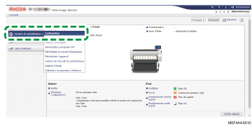 Illustration de l’écran du navigateur Web