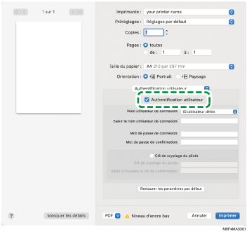 Illustration de l'écran Pilote