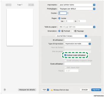Illustration de l'écran Pilote