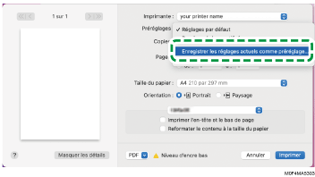 Illustration de l'écran Pilote