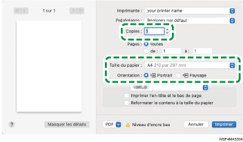 Illustration de l'écran Pilote