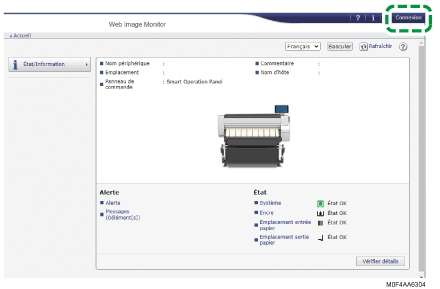 Illustration de l’écran du navigateur Web