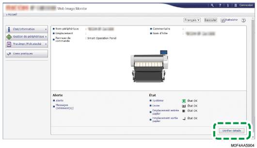 Illustration de l’écran du navigateur Web