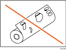 Illustrazione del rotolo di carta