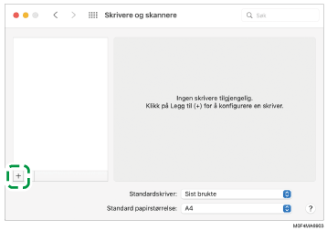 Illustrasjon av driverskjerm