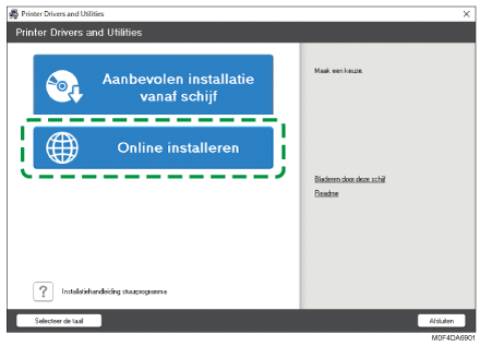 Illustratie van installatieprogramma van stuurprogramma
