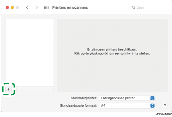 Illustratie stuurprogrammascherm