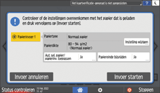 Afbeelding van bedieningspaneel
