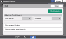 Afbeelding van bedieningspaneel