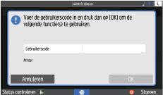 Afbeelding van bedieningspaneel