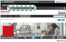 Scherm bedieningspaneel