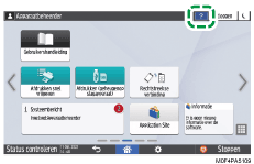 Afbeelding van bedieningspaneel