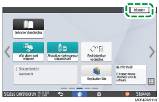 Afbeelding van bedieningspaneel