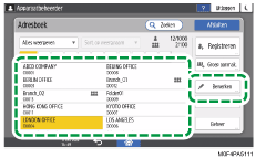Afbeelding van bedieningspaneel