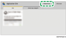 Afbeelding van bedieningspaneel