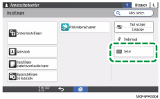 Afbeelding van bedieningspaneel