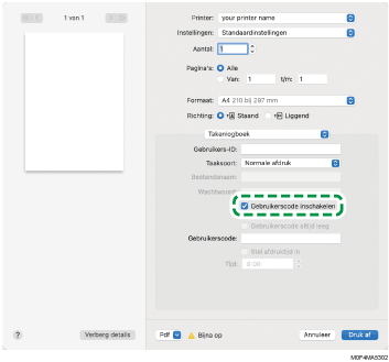 Illustratie stuurprogrammascherm