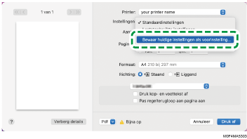 Illustratie stuurprogrammascherm