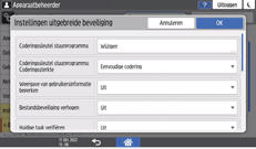 Afbeelding van bedieningspaneel