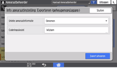 Afbeelding van bedieningspaneel
