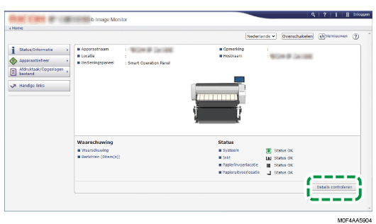 Afbeelding internetbrowserscherm