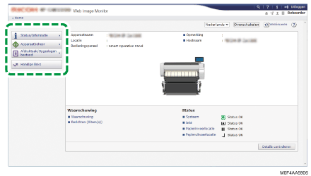 Afbeelding internetbrowserscherm