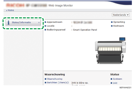 Afbeelding internetbrowserscherm