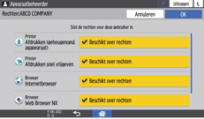 Afbeelding van bedieningspaneel