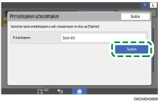 Afbeelding van bedieningspaneel